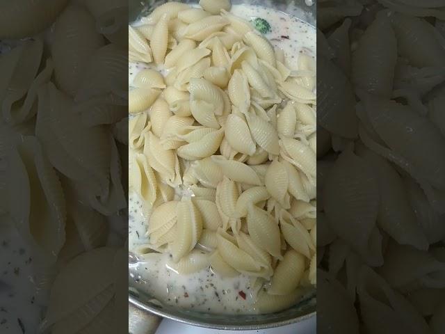 whitesaucepasta#shortsvideo#quicksnackrecipes