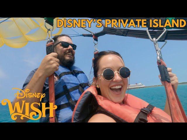 DISNEY'S PRIVATE ISLAND CASTAWAY CAY | Adults ONLY Beach, Parasailing, & Final Dinner At 1923!