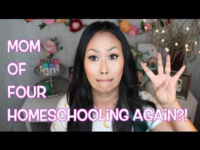 HOMESCHOOLING AGAIN?! | MOM OF FOUR | ALITTLEABOUTALOT