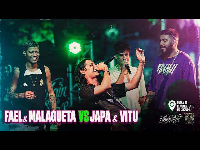 MALAGUETA & FAEL VS VITU & JAPA (HARDDDD) 2 FASE | Batalha do Tanque | RJ
