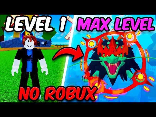 Noob To Max Level With NO ROBUX (Blox Fruits)