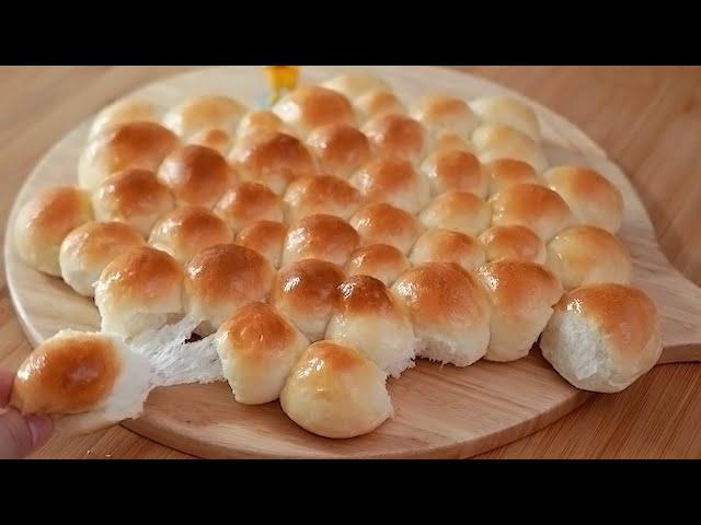 Softest Bubble Bread (You will be addicted! Super fluffy / No-Knead)