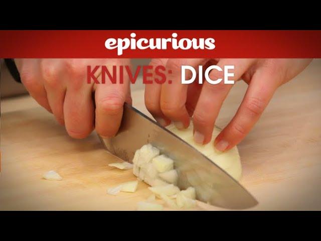 How to Dice an Onion - Epicurious Essentials: How To Kitchen Tips - Knives