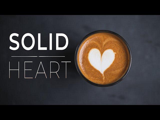 SOLID HEART - Quick Latte Art Tutorial