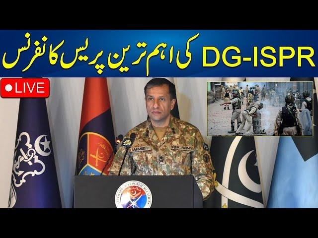 DG ISPR Lt-Gen Ahmed Sharif Important Press Conference - 24 News HD