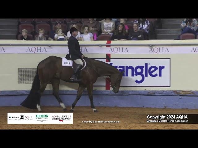 2024 AQHA Junior Hunter Under Saddle World Champion