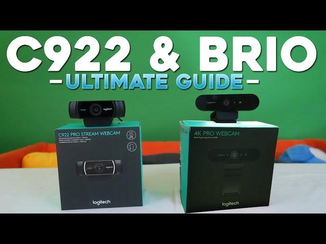 Logitech C922 & BRIO Ultimate Guide (Setup, Quality, Green Screen, Lighting, & Troubleshooting)