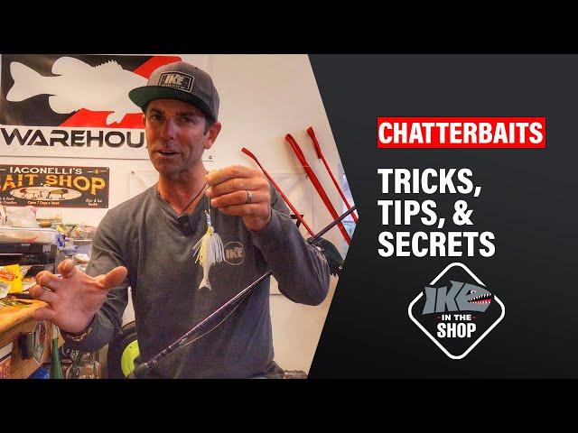 Chatterbait MUST know Tricks, Tips, & Secrets! | Ike in the Shop