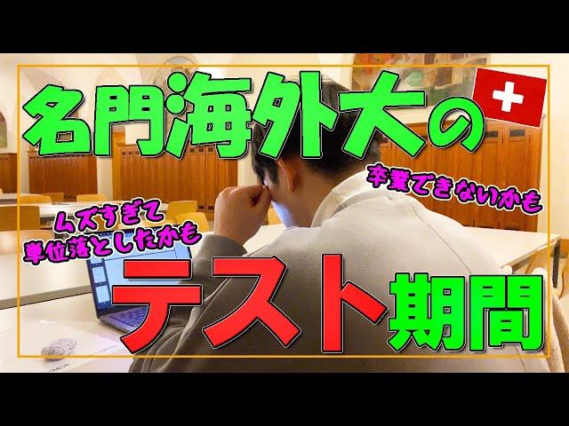 【vlog】めちゃめちゃ勉強する海外大学院生のテスト期間！【ヨーロッパ留学】