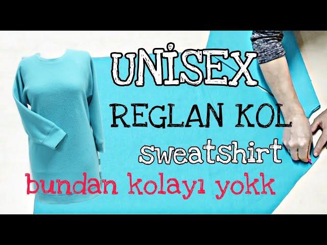 UNİSEX REGLAN KOLLU SWEATSHİRT...unisex reglan sleeve sweatshirts..#zetinaextra40 #raglankol