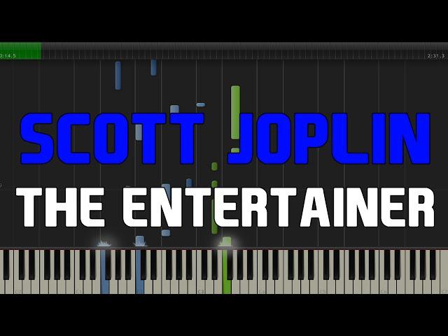 The Entertainer - Scott Joplin (Piano Tutorial)