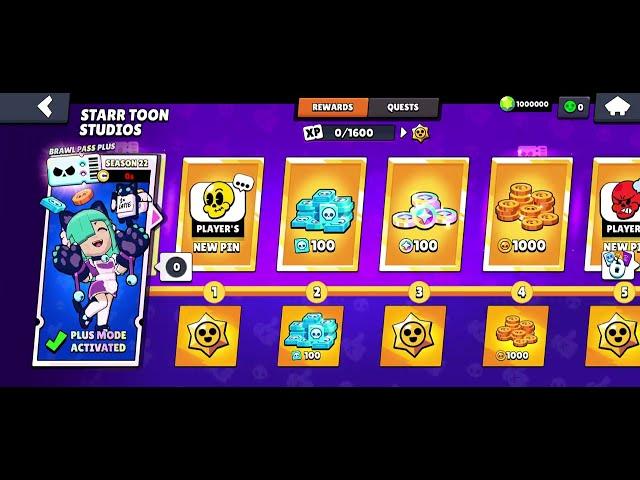 All season 22 Brawl Pass Rewards in Brawl Stars!