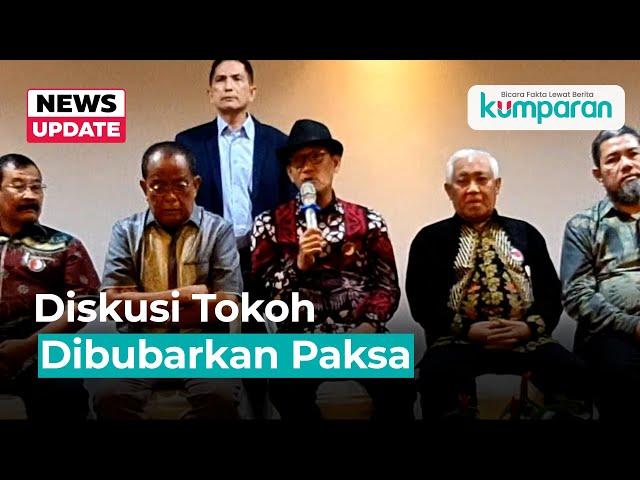 Diskusi Tokoh Tiba-tiba Dibubarkan Paksa, Polisi Diminta Bertindak