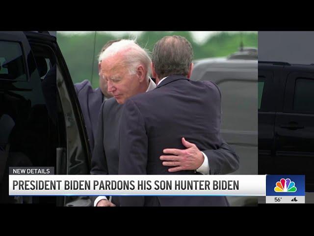 President Biden pardons his son Hunter Biden