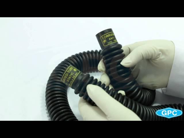 Corrugated Breathing Tubes - Black Rubber | Manufacturer India