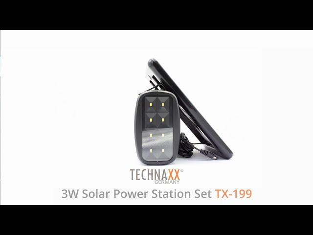 Technaxx 3W Solar Power Station Set TX-199(English)