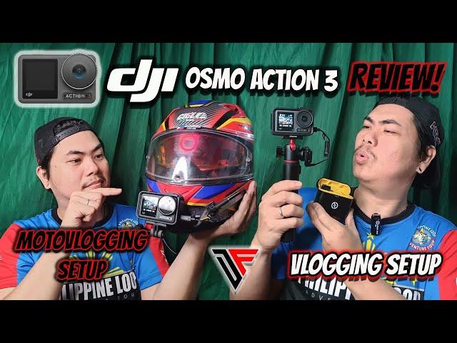 DJI Osmo Action 3 for Motovlogging and Vlogging! Full Review and Setup!