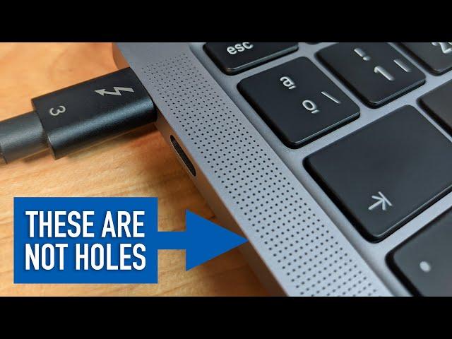 Cleaning the Speaker Grille Holes on a MacBook Pro or MacBook Air