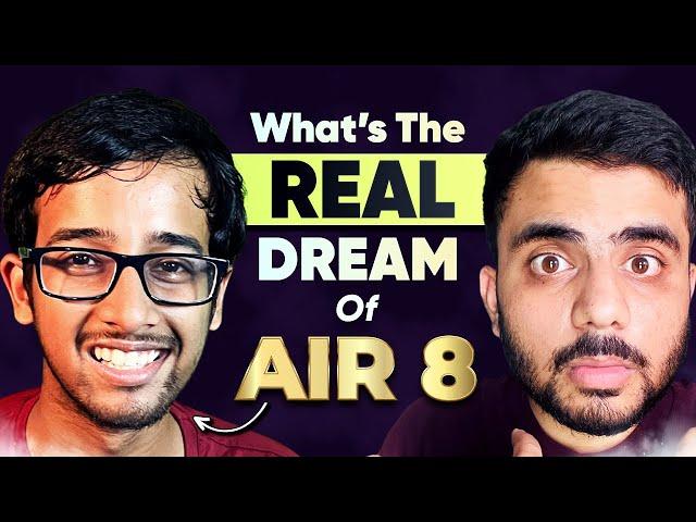 AIR 8 NEVER Wanted To Give JEE… But WHY?