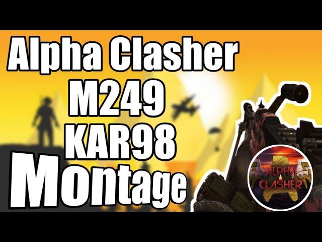 Alpha Clasher M249 & Kar98 Pubg Montage Hydra Clan Gunhawk Gamer 