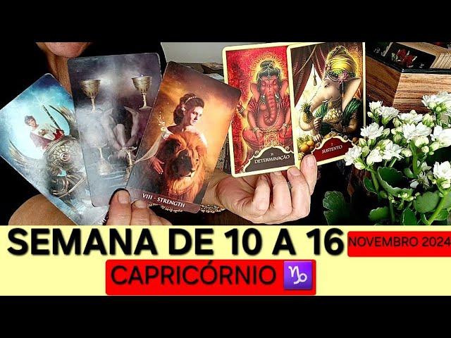 CAPRICÓRNIO ️ SEMANA DE 10 A 16 DE NOVEMBRO DE 2024⭐️ 2 acontecimentos para a semana #tarot