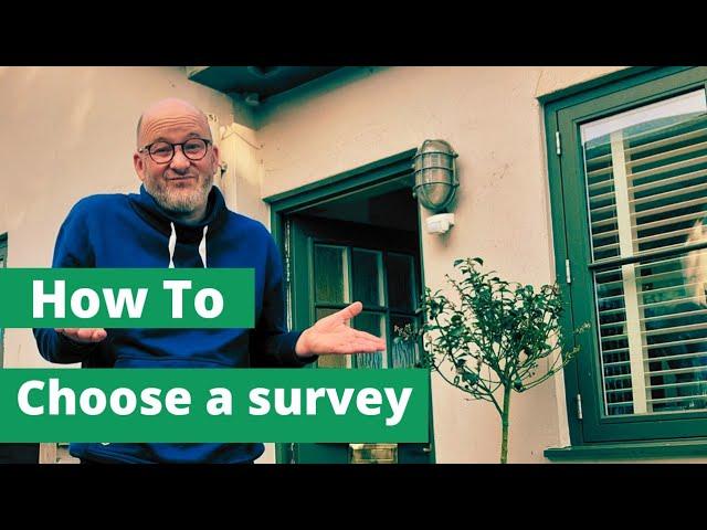 How to choose a building survey when buying a house