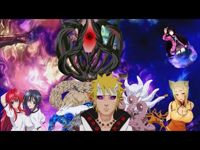 Naruto En DxD [Pelicula] Parte 1| Tenia Todos Los 10 Bijuus | qhps Naruto Caia En DxD