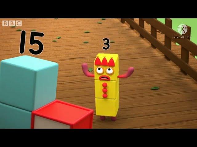 Numberblocks Three Got Kicked out By Fifteen