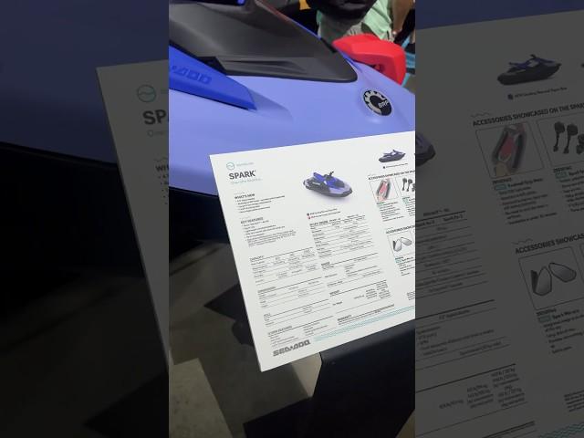 2024 Sea-Doo Spark (New Design) walkaround at reveal #seadoo  #seadoospark  #jetski