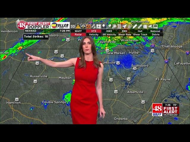 SEVERE WEATHER MOVING ACROSS TENNESSEE VALLEY