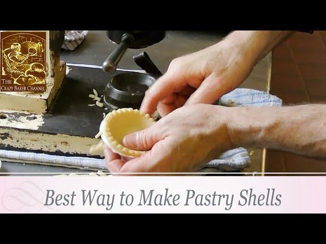 Lining Short Pastry Shells | See how I do it in the Bakery