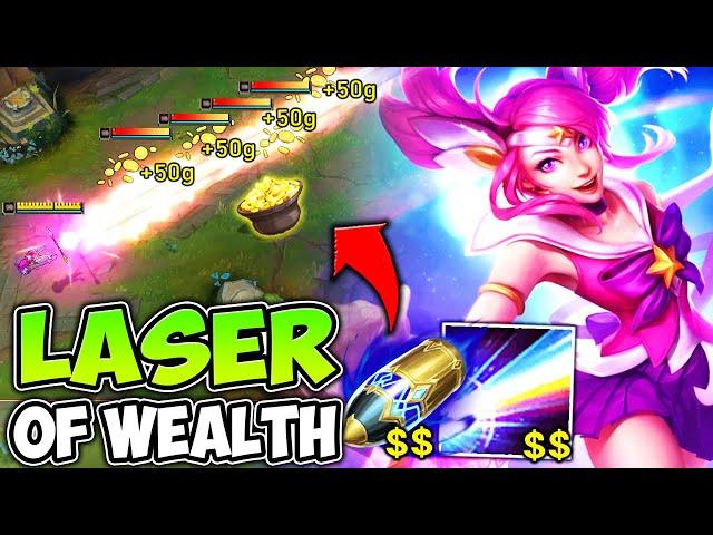 LUX LASER CREATES A POT OF GOLD!? (GET FULL BUILD FAST)