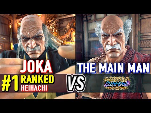 T8  JOKA (#1 Ranked Heihachi) vs THE MAIN MAN (Heihachi)  Tekken 8 High Level Gameplay