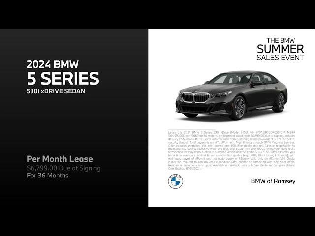 BMW 5 SERIES 07/04/2024 4023481