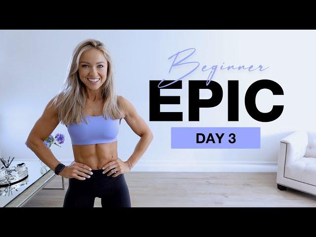 Day 3 of Beginner EPIC | No Equipment Ab & Core Workout