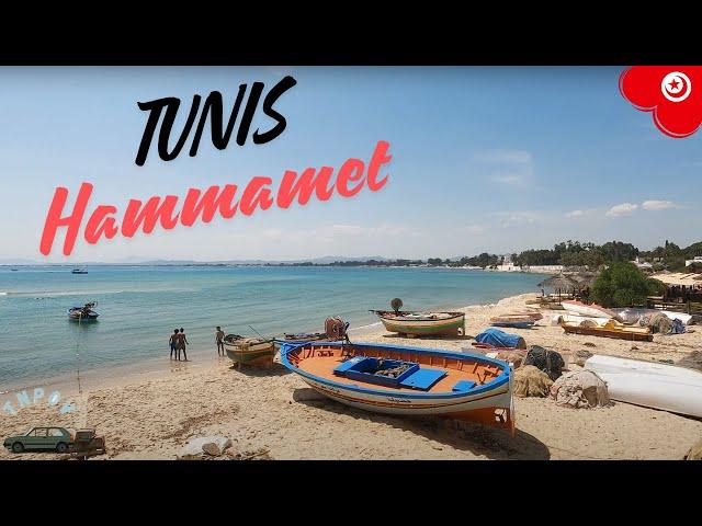 Hammamet Beach, Tunisia  4k