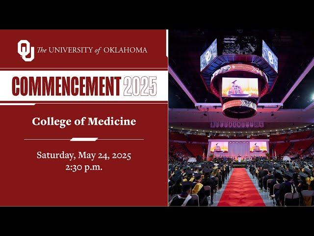 College of Medicine-Commencement Ceremony 13 | University of Oklahoma Spring 2025