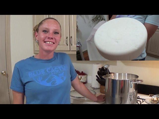 MAKING CHEDDAR CHEESE WITH GOATS MILK