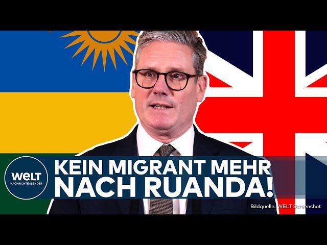 GROßBRITANNIEN: Keine Migranten mehr nach Ruanda - Neuer Premier Keir Starmer kippt Asylabkommen