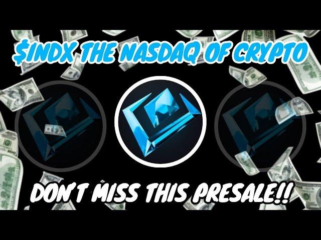 URGENT: $INDX Pre-Sale with Massive 50X Potential | CryptoIndex Project!!