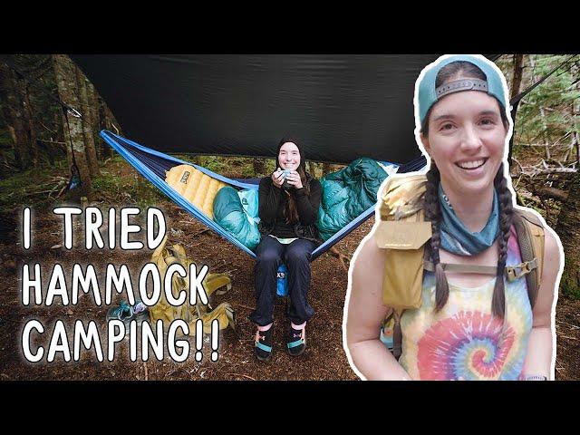 I Went HAMMOCK CAMPING on the Appalachian Trail! | Miranda in the Wild