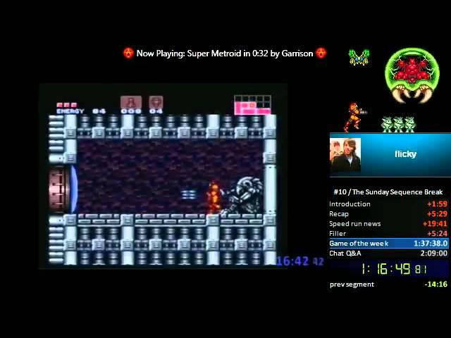 Episode 12 - Super Metroid (any%) - The Sunday Sequence Break