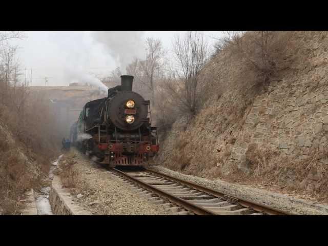 China Steam 2013 - Part 4 - Passenger train Diaobingshan to Faku