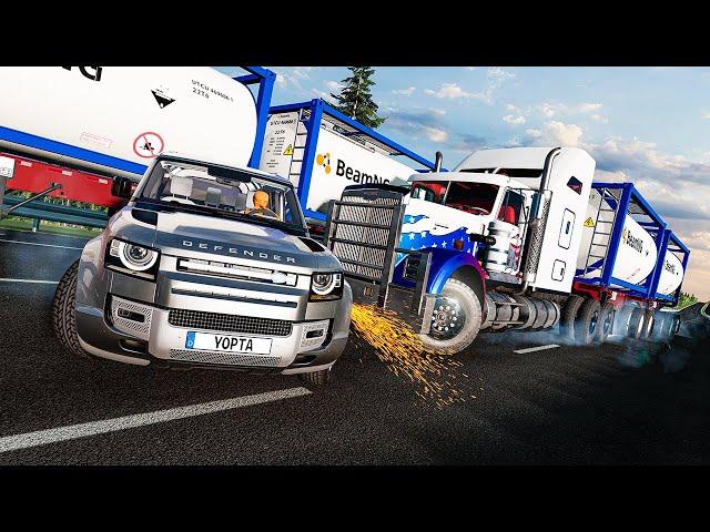 [4K] Realistic Accidents and Car Crashes #09BeamNG.drive