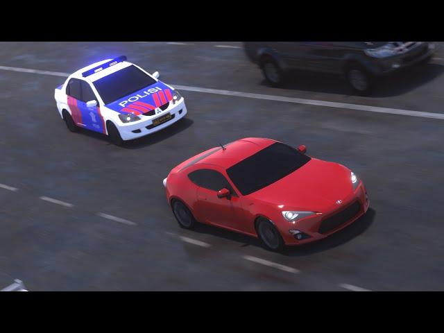 Remake 2023: Low Poly Blender Animation Police Chase