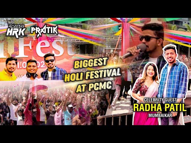 Holi Festival 2024 | Dj HRK | Vdj Pratik | Radha Patil