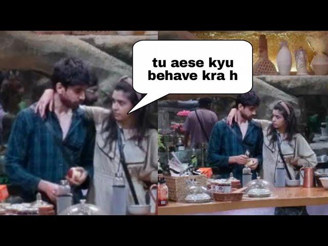 Bigg Boss 18 Live, Eisha emotional for avinash, Avinash behave rudely with eisha