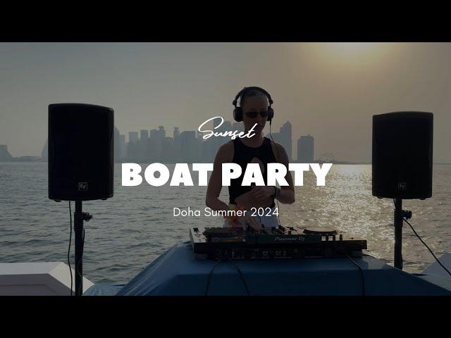 Sunset Boat Party | B2B: DJ INADA x DJ NIKA OVER | Doha | Summer 2024