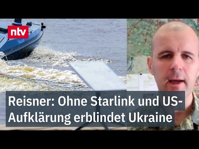 "Europa kann Lücke kaum füllen" - Reisner: Ohne Starlink und US-Aufklärung erblindet Ukraine