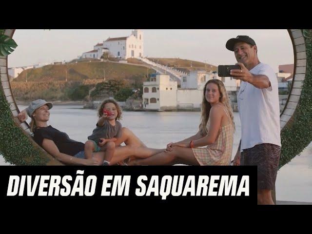 Família NALU faz sessão de surfe em SAQUAREMA | Nalu e Zay Pelo Mundo | Canal OFF